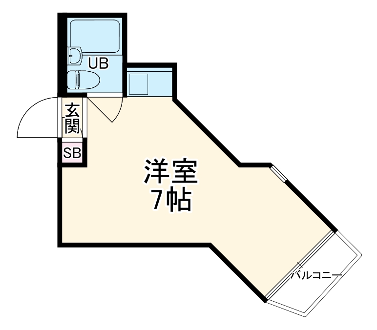 プレスイン豊の間取り