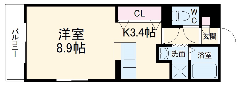 バロンウィズⅠの間取り