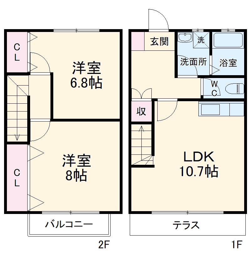ボビーハイツ2の間取り