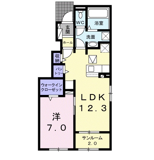 アリスの間取り