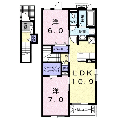 アリスの間取り