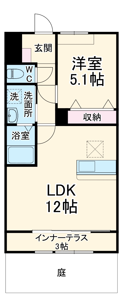 セレンディピティⅡの間取り