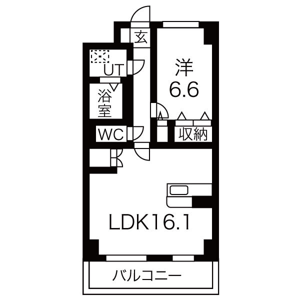 S-FORT宇都宮南大通りの間取り
