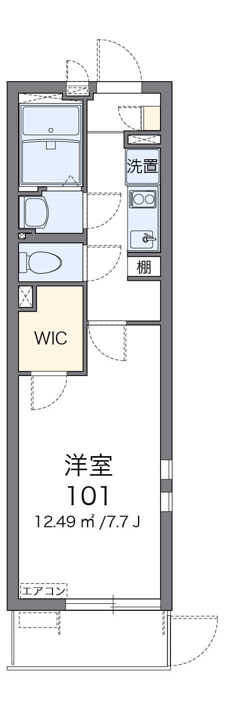 クレイノヴィラージュⅡの間取り