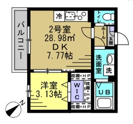 AJ津田沼Ⅴの間取り
