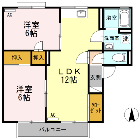セジュールIの間取り
