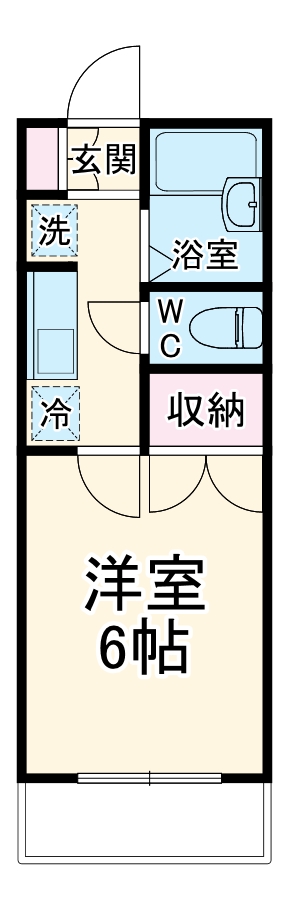 サンエスコート所沢の間取り