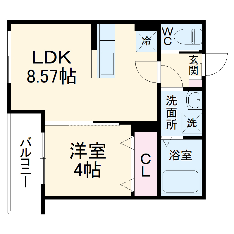 カクタス幕張本郷の間取り