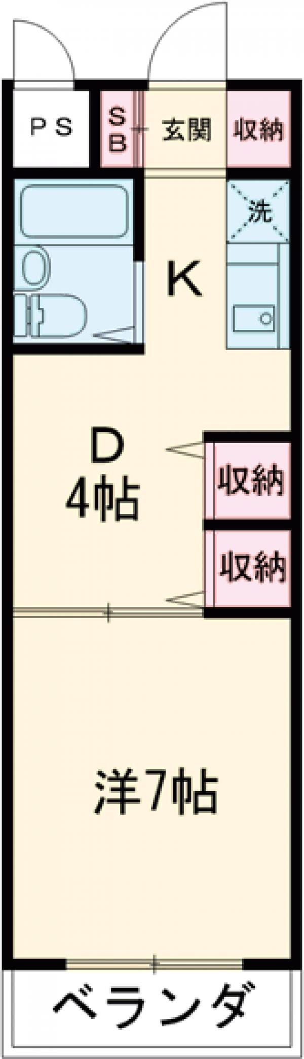 サンフラット世田谷の間取り
