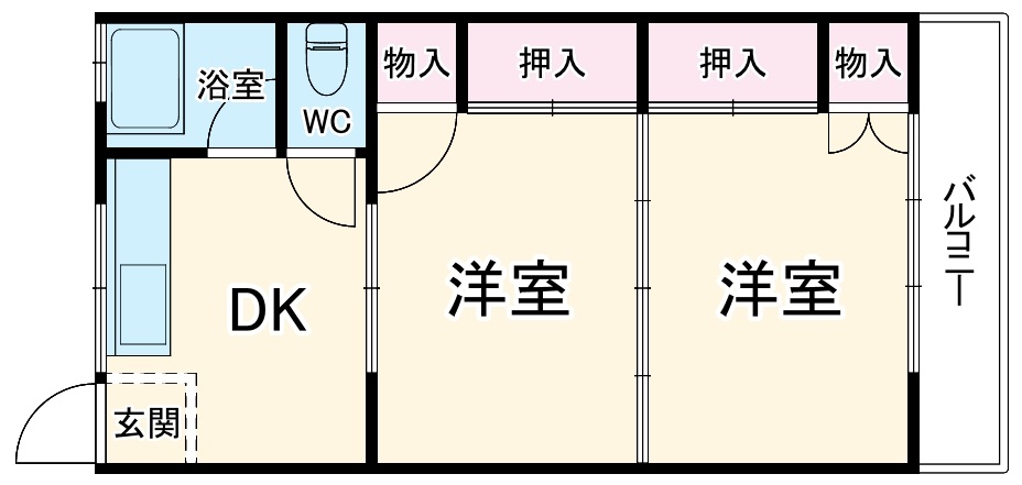 EastPost黒野の間取り