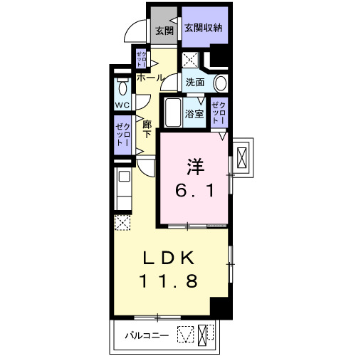 Y’s Mocaの間取り