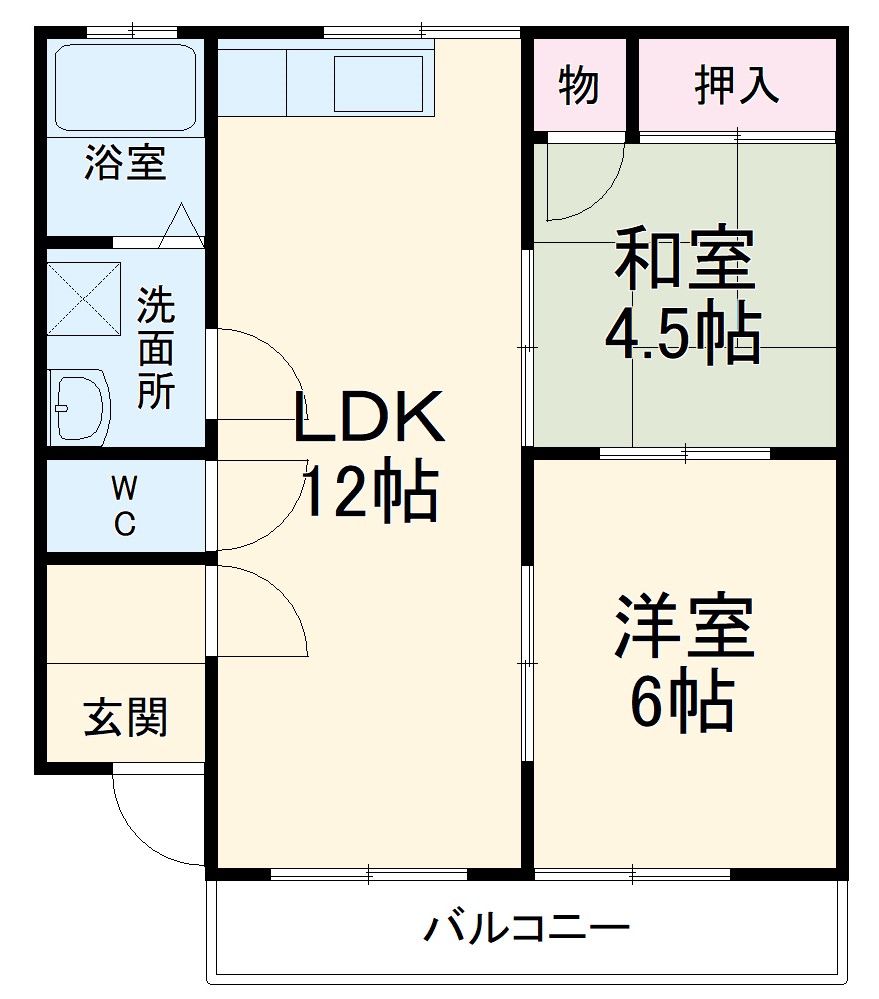 キャッスル大倉の間取り