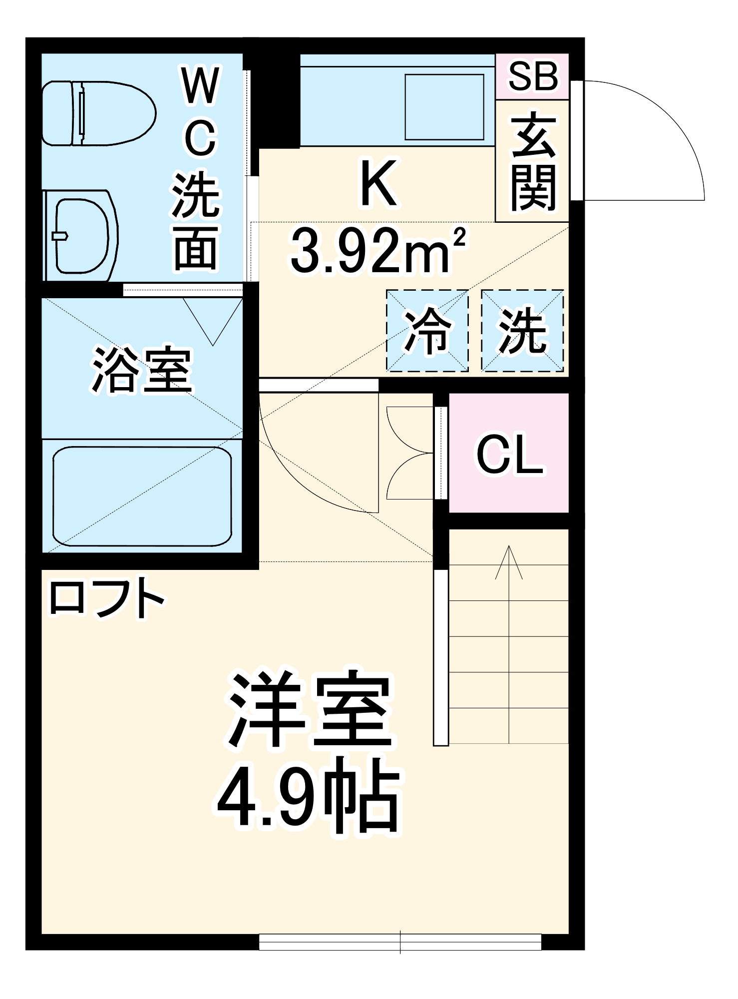 ジェノベーゼの間取り