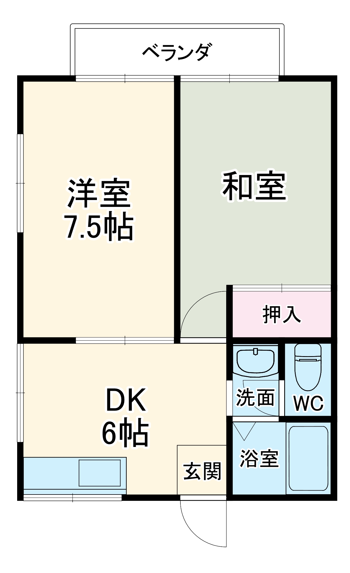メゾンマキの間取り