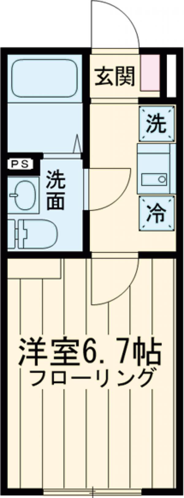 ルミノソ柴又の間取り