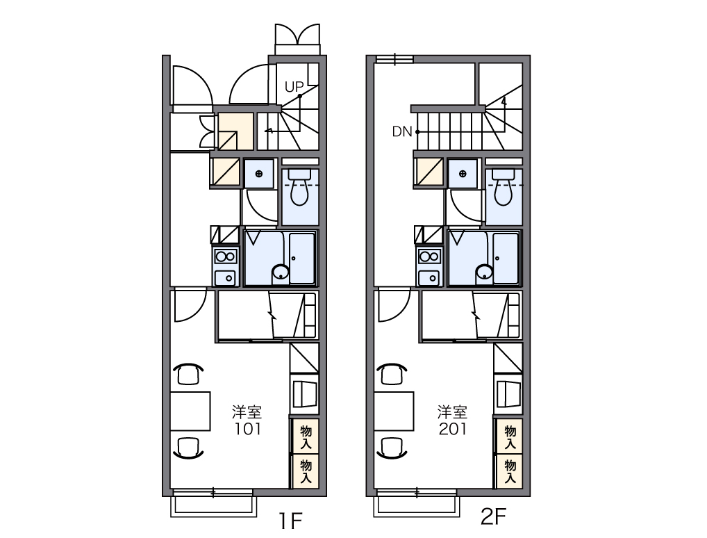 レオパレスエアルの間取り