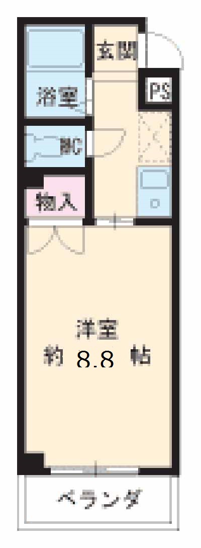 クレセント新瑞の間取り