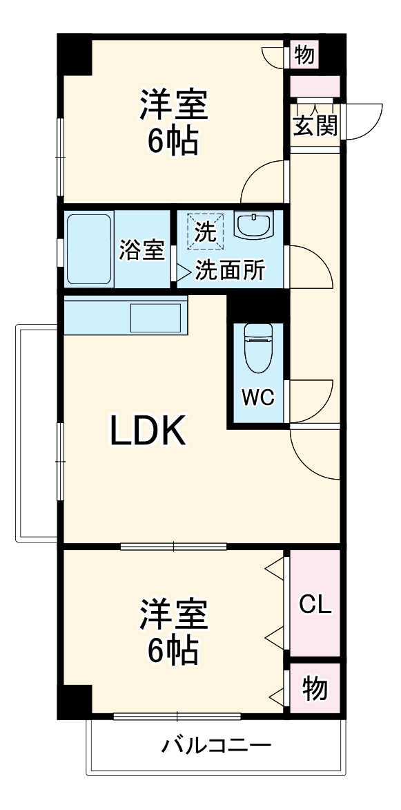 ロイヤルハイツ平針の間取り