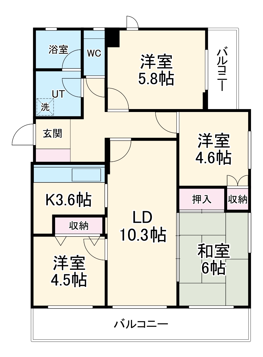 ドール大高の間取り