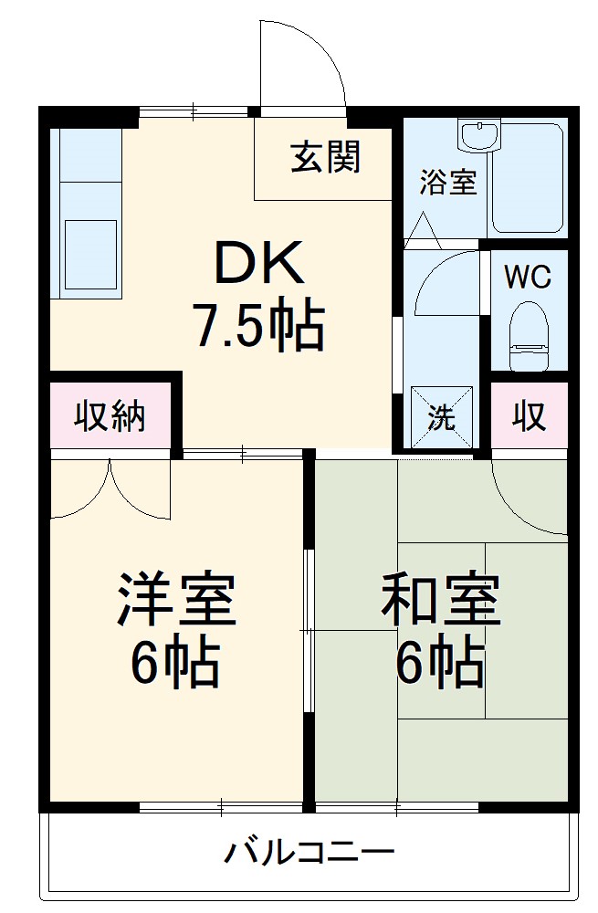 アヴァンセ四ツ谷の間取り