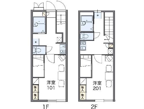 レオパレスエスタシオンの間取り