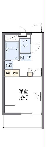 レオパレスアルファヒルズの間取り