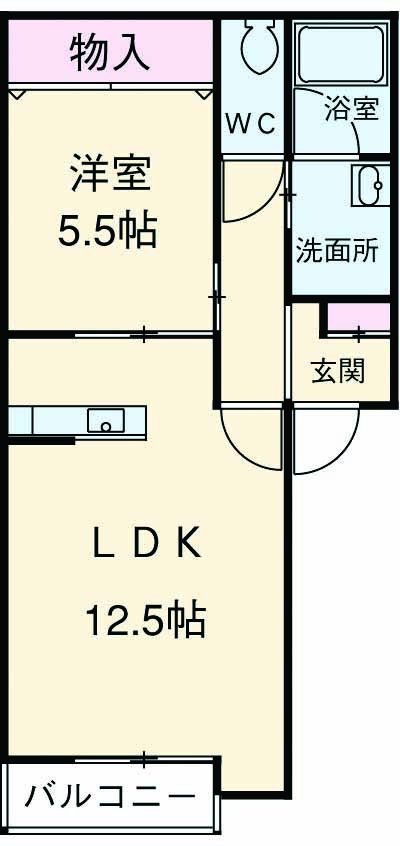 クローバーの間取り