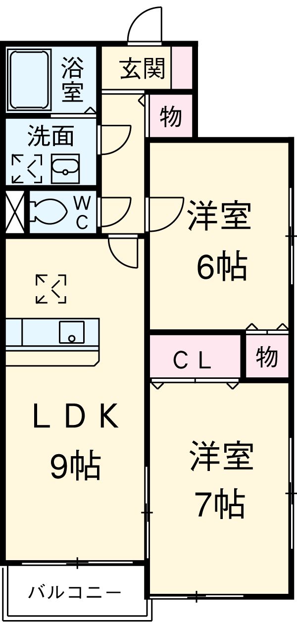 ラーラＹ・Ｓの間取り
