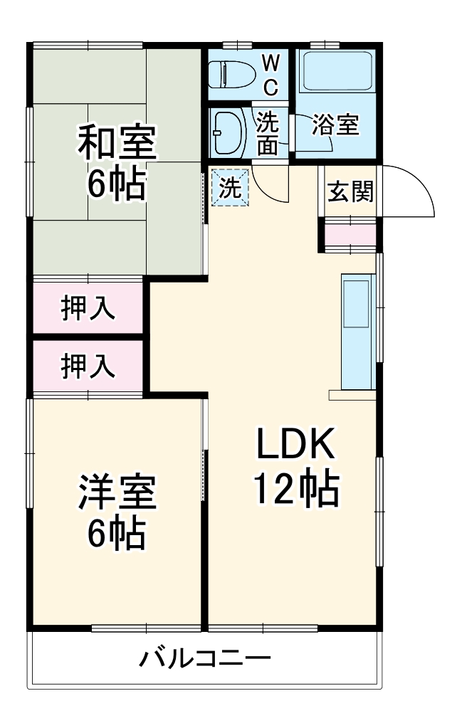 鈴木コーポの間取り