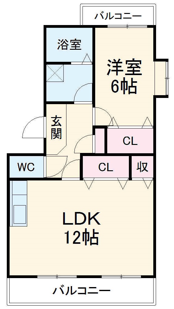 リヴェール保呂の間取り