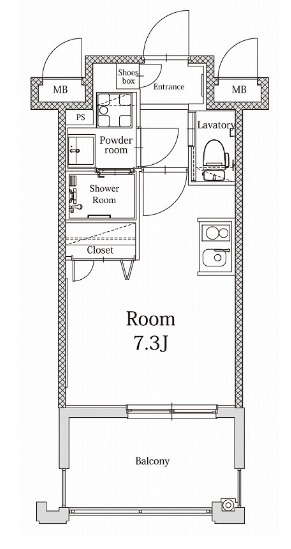 エンクレストALIVE白金の間取り