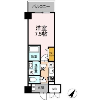 ＴＲＥ ＬＵＣＥ横濱関内の間取り