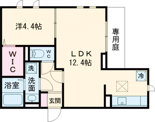 クレストヴェール清水の間取り