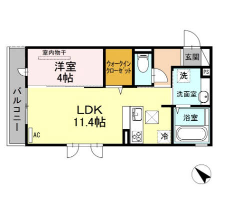アンクール志免中央の間取り