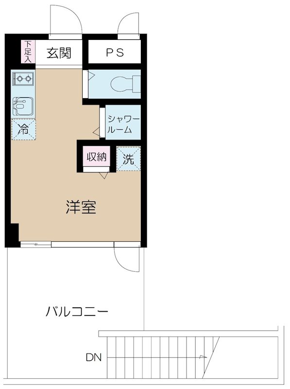 キタノハウスの間取り