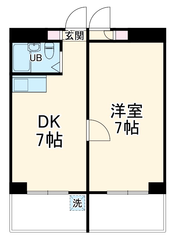アビタシオン大倉山菊池ビル第10の間取り