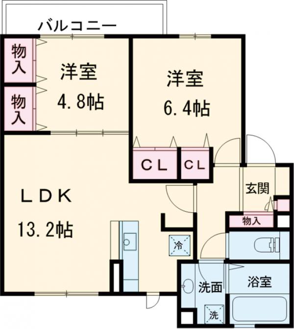 セジュール蔵の間取り