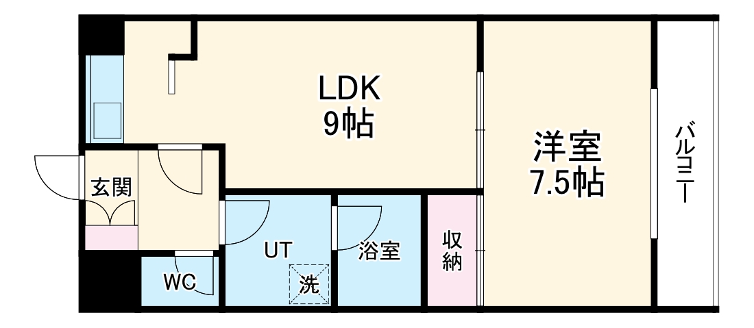 レジデンス領下の間取り