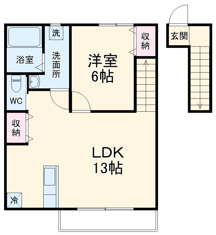 Sala biancaの間取り