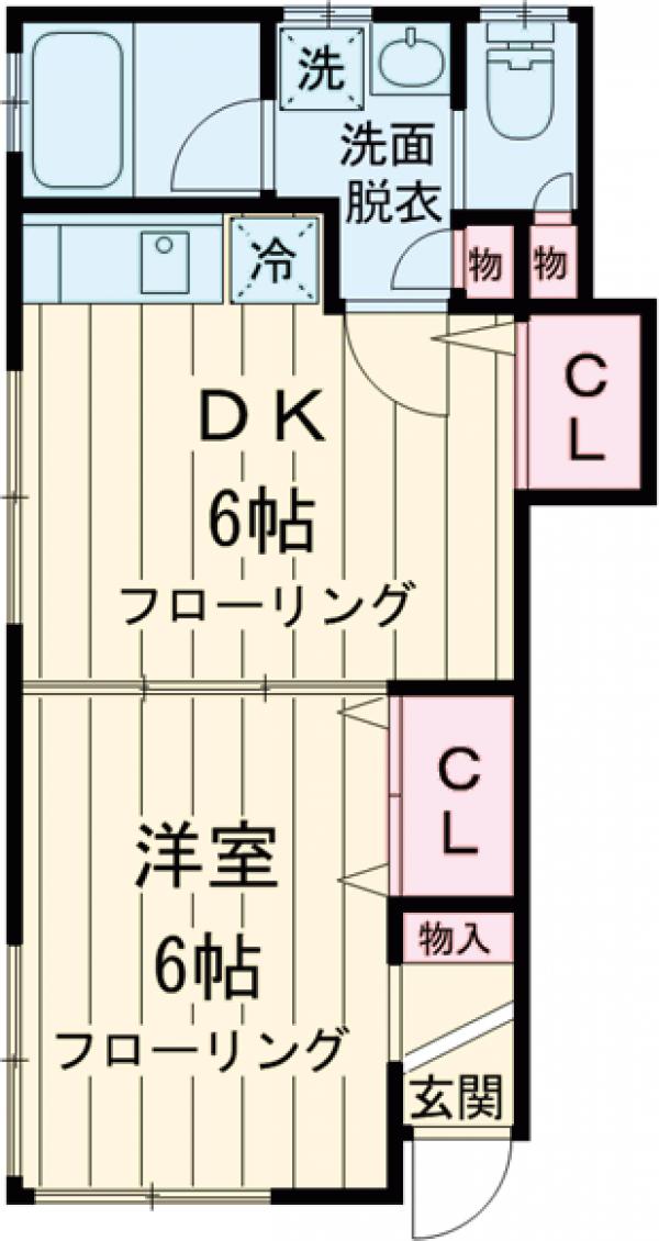 スタウト大久保の間取り
