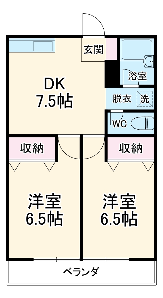クレストヒル南陵の間取り