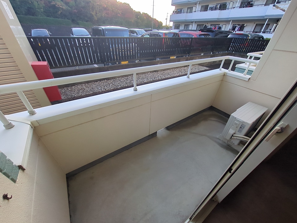 12/25 バルコニー