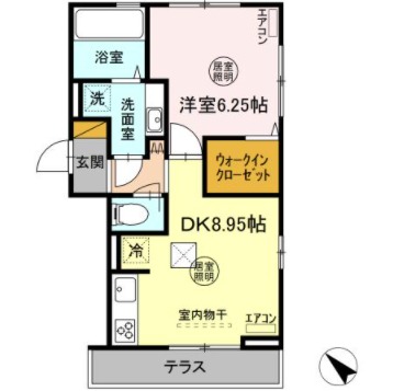 シュエットⅡの間取り