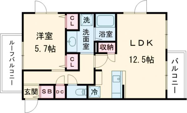 ウェルデンス江古田の間取り