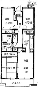 プレジデントミタマの間取り