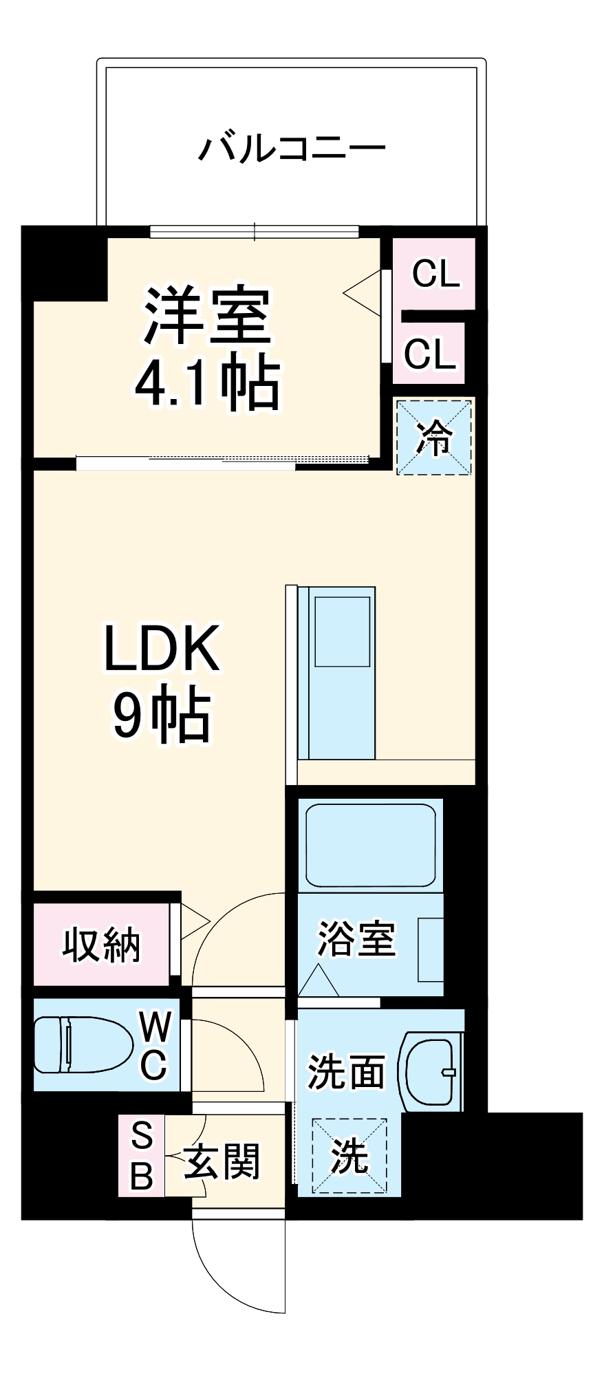LIBRA井尻の間取り