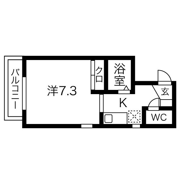 リヴィエール元八事の間取り