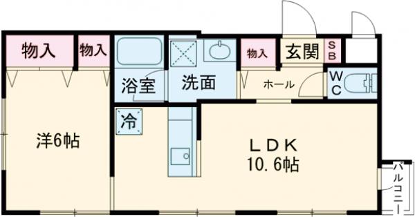 ノア豪徳寺の間取り