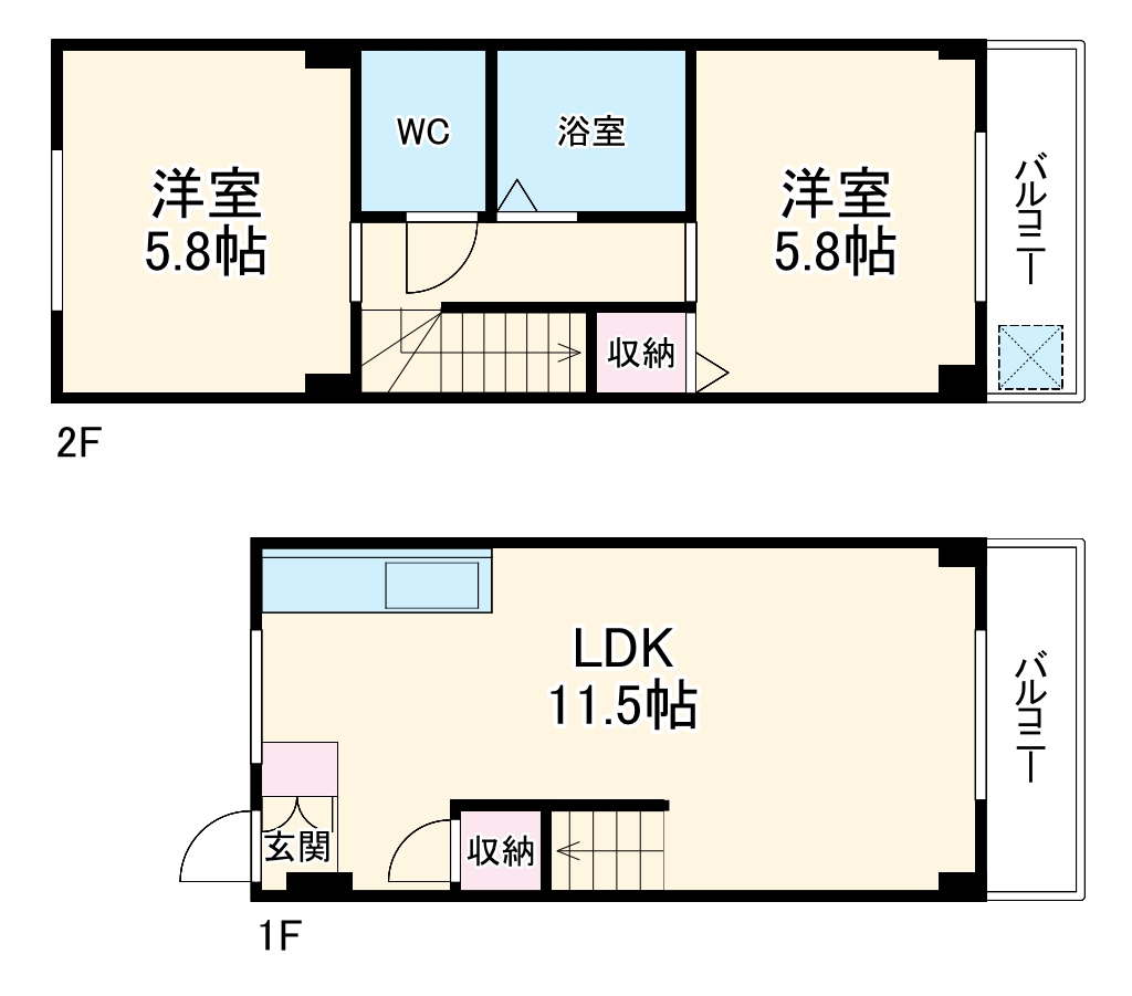 リッツコートの間取り
