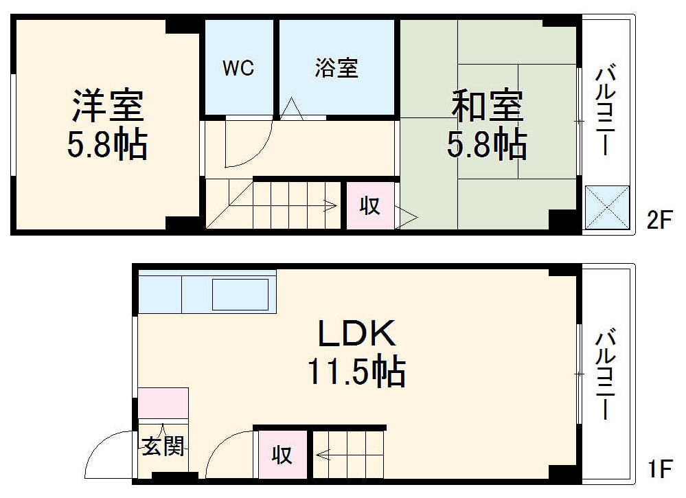 リッツコートの間取り